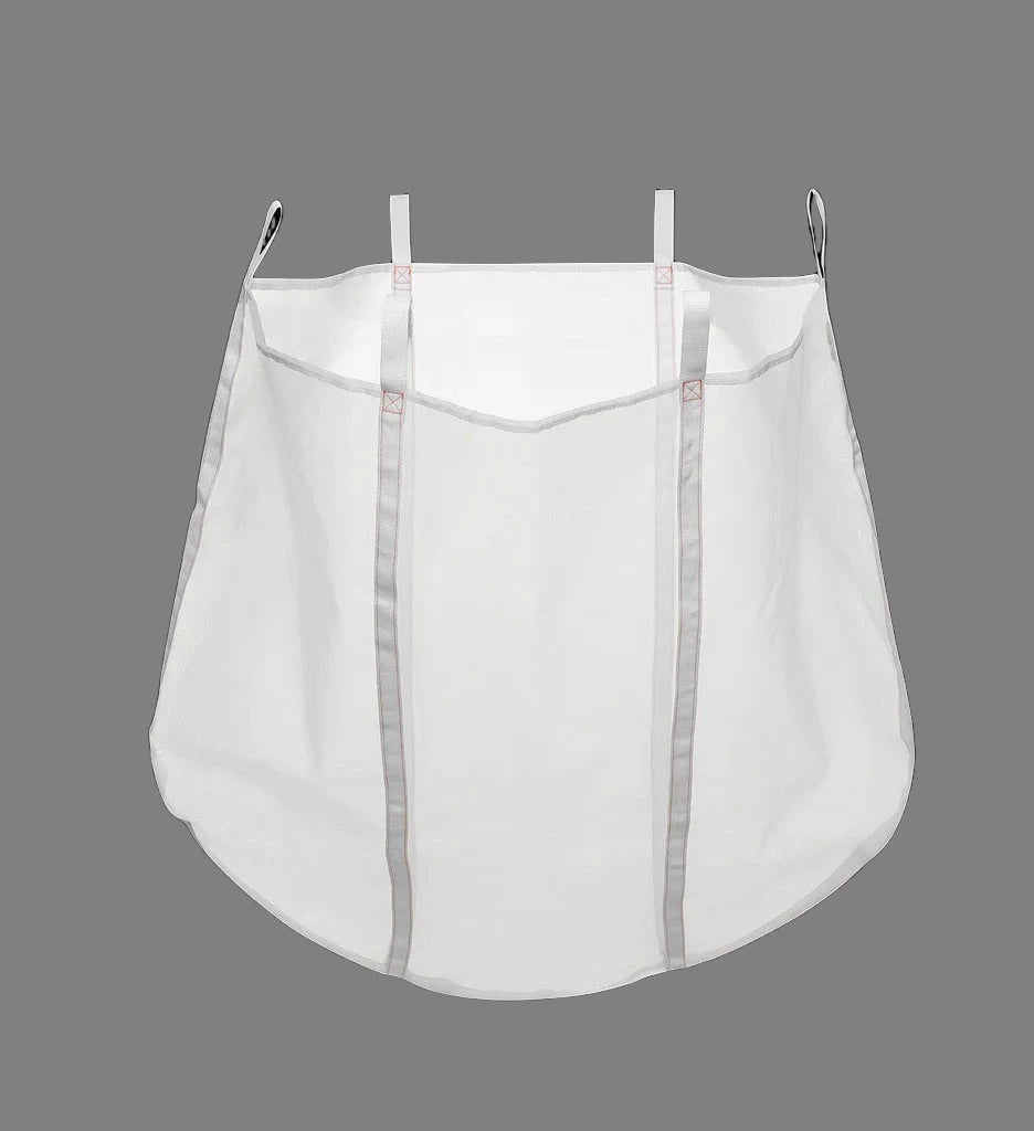 Large bags: Diameter 20”–55”, Height up to 60” Optional Zipper (bottom) or Drawstring Top or both on the Same bag (Micron 40-55)